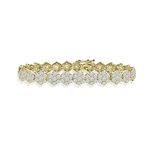 ladies round cut tennis bracelet from Luxurious Jewellery