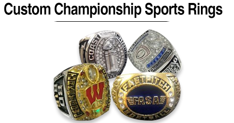 custom sports rings by Digital Jewelry