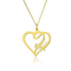 Name Necklace with heart
